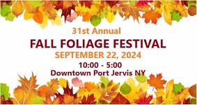 Port Jervis NY 31st Annual Fall Foliage Festival