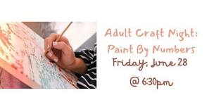 Adult Craft Night: Paint By Numbers