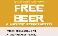 Free Beer and Historic Preservation