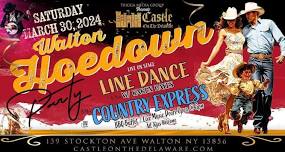 WALTON HOEDOWN DANCE PARTY with COUNTRY EXPRESS BAND, INSTRUCTOR KAREN HAYES & BBQ BUFFET