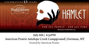 Free Performance of "Hamlet" in Zortman, MT