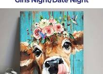 Girls Night or Special Date Night - Perfect for Paint by Numbers Date