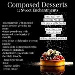 Composed Desserts Baking Camp