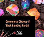 Community Cleanup & Rock Painting Party