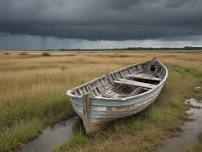 Abandoned Marsh Boat