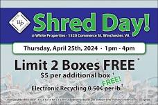 White Properties Community Shred Day