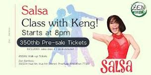 Salsa class with Keng