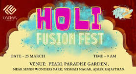 HOLI FUSION FEST - AJMER EDITION || Biggest Holi Party in Ajmer and Pushkar. | HOLI 2024