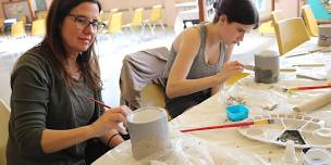 Clay Hand Building and Glazing, Vases, Mugs, Plates Adults/Teens Classes