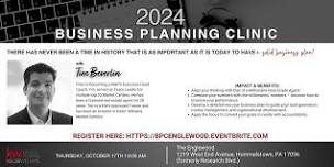 Business Planning Clinic with Tim Beverlin - Central PA