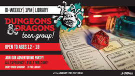 Teen Dungeons & Dragons Group