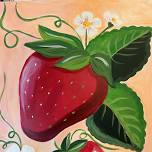 Strawberries-Sip & Paint