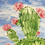 Paint Nite: Cactus Flowers