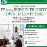 Town Hall Meeting: FY2025 City Priorities