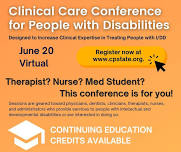 Conference on Clinical Care for People with Disabilities