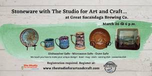 Stoneware Paint & Sip at Great Sacandaga Brewing Company