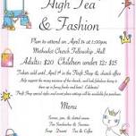 High Tea & Fashion at Ticonderoga Methodist Church