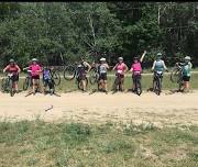 Beginner mountain biking; women