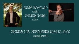 Klassisk konsert med André Bongard og Øystein Torp