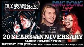 MCR 20 Years Anniversary Album Celebration: Three Cheers for Sweet Revenge