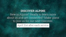 Discover Alpine  — Alpine Church