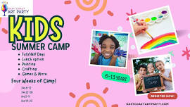 Summer Break Kids Camp - August 5-9 - Art Party Studio, Charlottetown