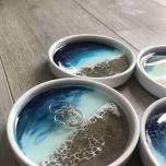 Beachy Resin Jewelry Dish