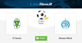 FC Gomel - Dinamo Minsk Belarus / Vysshaya Liga April 13, 2024