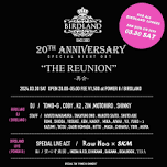 BIRDLAND 20th ANNIVERSARY PARTY    SPECIAL LIVE ACT /      Row Hoo × SKM