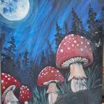 Moonlit Mushrooms