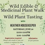 Wild Edible & Medicinal Plant Walk, Talk & Tasting