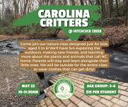 Carolina Critters @Hitchcock Creek May 22 - Pollinator Pals