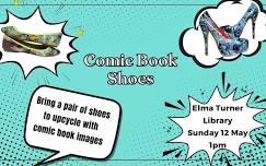 Sunday Craft Club  - Comic Book Shoes