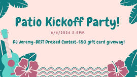 Patio Kickoff Party!