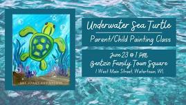 Underwater Sea Turtle Parent/Child Painting Class