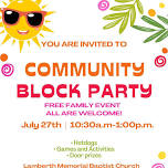 Community Block Party