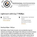 Lightroom with Guy T Phillips