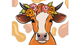 Floral Crown Cow