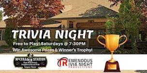 Kelowna McCulloch Station Saturday Night Trivia!