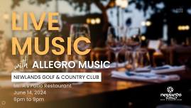 Allegro Music LIVE @ Mr. A's Patio Restaurant