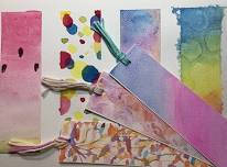 Watercolor Family Fun Night (Bookmarks)  — Unworldly Exhibit