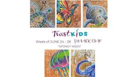 Painting with a Twist Kids Camp -  Spongy Week