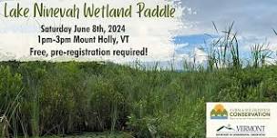 Lake Ninevah Wetland Paddle