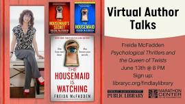 Virtual Author Talk: Freida McFadden