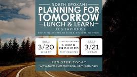 Planning for Tomorrow- Pre-Planning Lunch & Learn