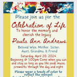 Celebration of Life for Paula Ann Andrews — Baldwin City Chamber of Commerce