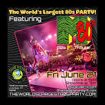 The World’s Largest 80s PARTY! Featuring M80’s LIVE @ Sharkey’s!