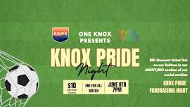 Knox Pride & One Knox Soccer Club Present: One For All Match