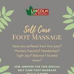 Self Care Foot Massage