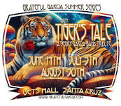 Tiger's Tale Grateful Garcia Summer Series A Santa Cruz Tribute to JGB